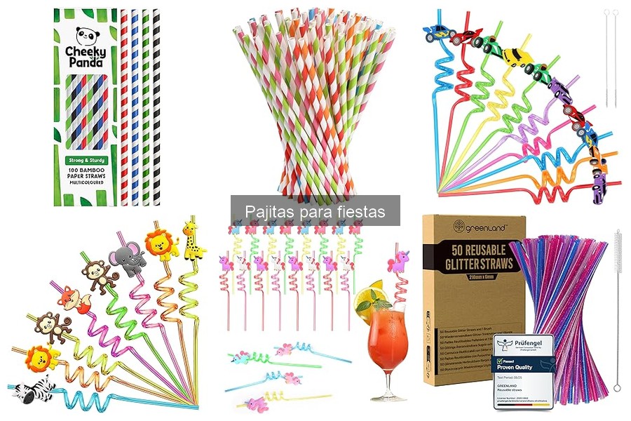 Cómo elegir pajitas para fiestas temáticas: guía práctica