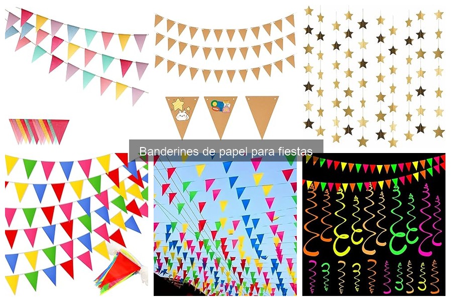 Cómo hacer banderines de papel DIY para fiestas