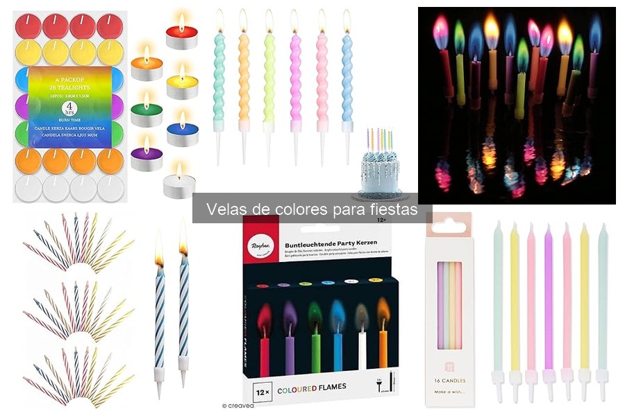 Cómo hacer velas de colores caseras para tus fiestas