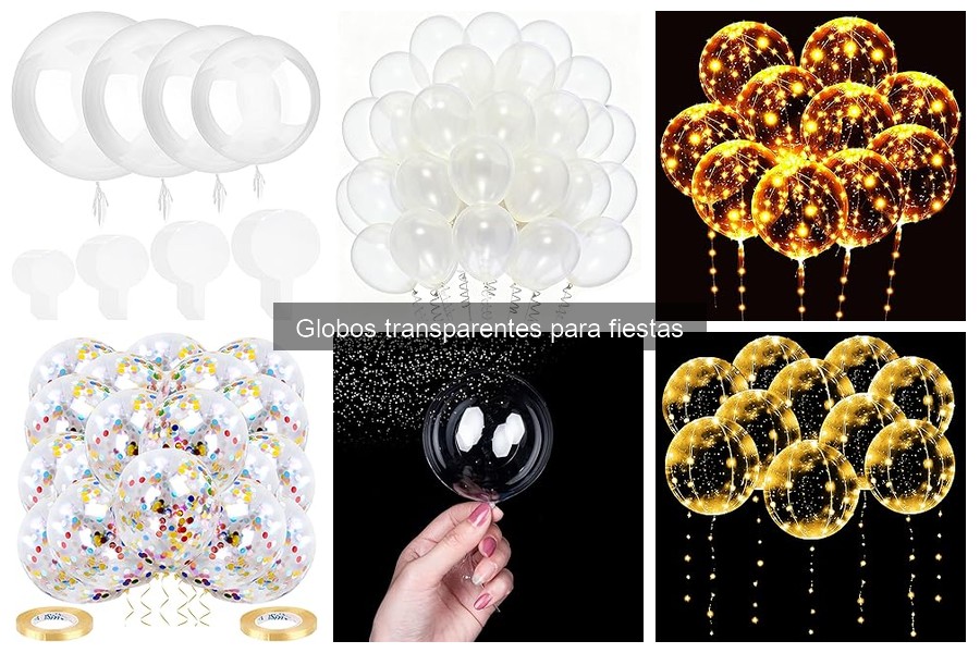 Cómo inflar globos transparentes correctamente para fiestas