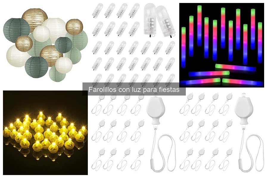 Cómo instalar farolillos con luz para fiestas