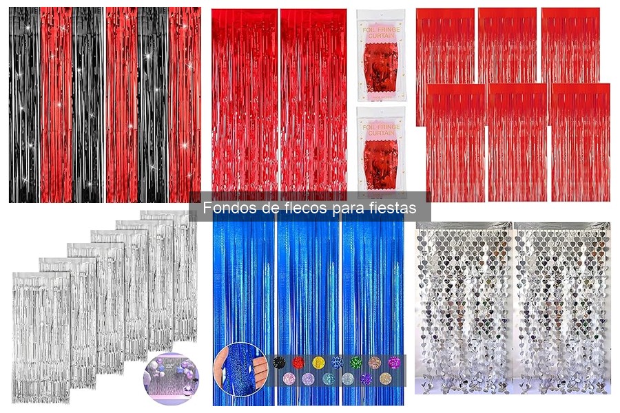 Cómo instalar fondos de flecos para decorar fiestas