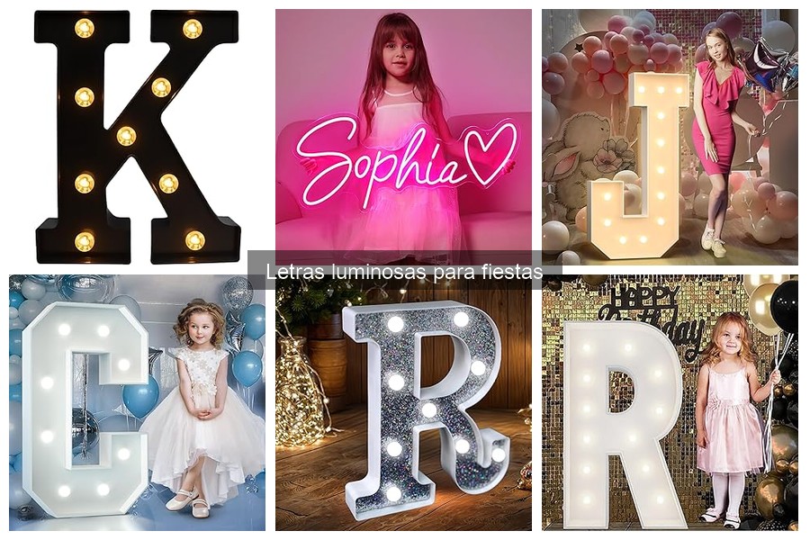 Cómo instalar letras luminosas para tu evento