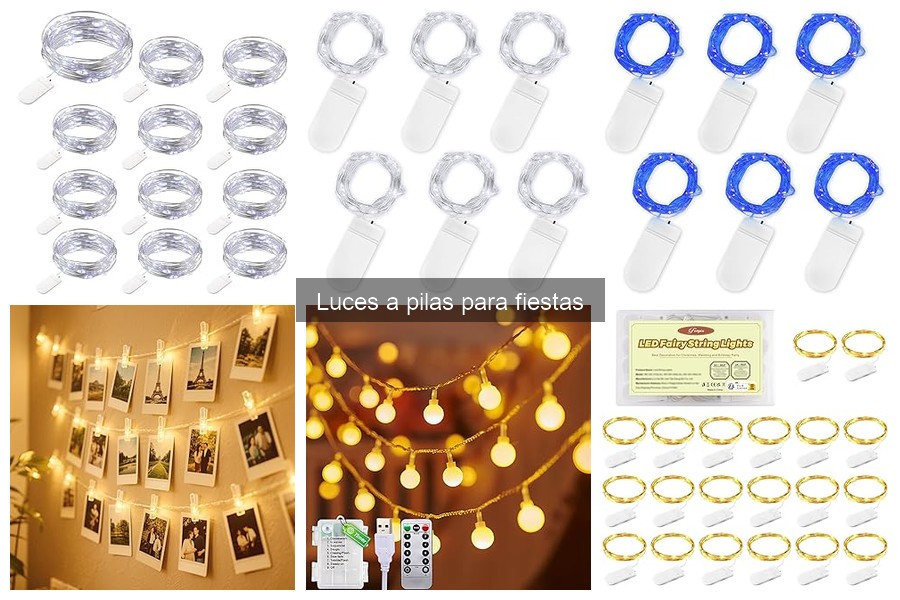 Cómo instalar luces a pilas para fiestas y eventos
