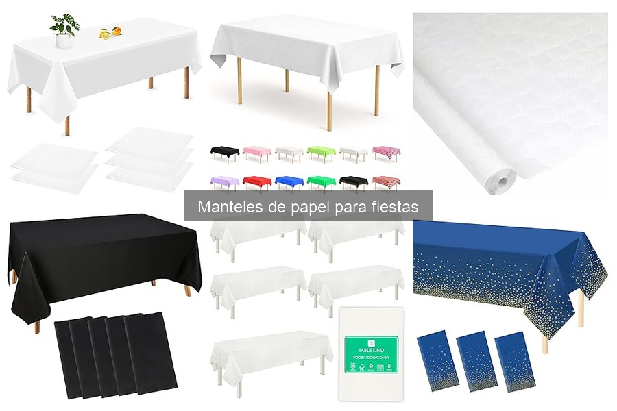 Cómo limpiar y conservar manteles de papel para fiestas