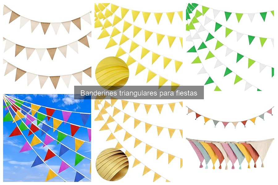 Cómo limpiar y mantener banderines triangulares