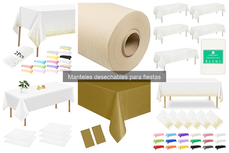 Cómo limpiar y reciclar manteles desechables para fiestas