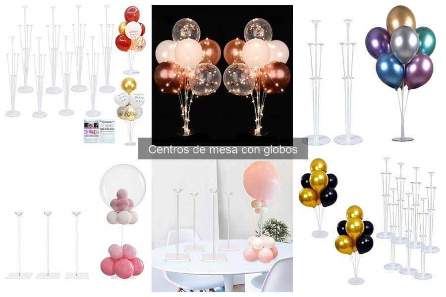 Cómo mantener centros de mesa con globos en buen estado