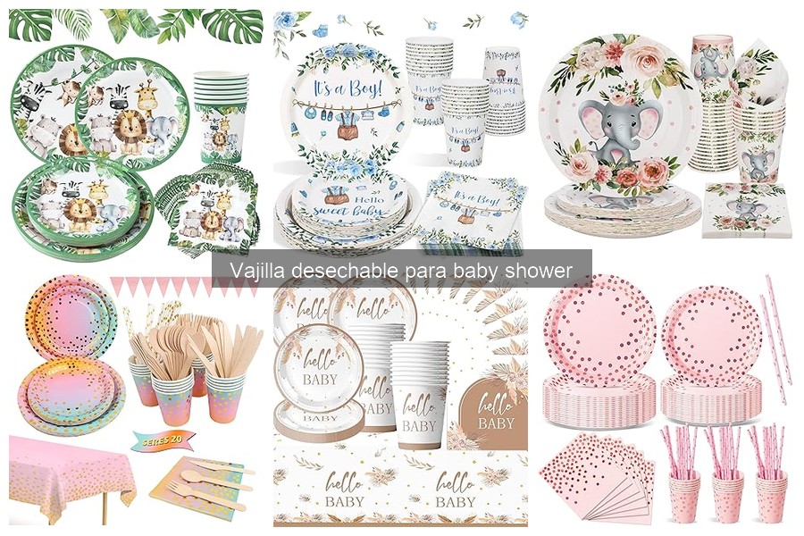 Cómo reciclar vajilla desechable para baby shower