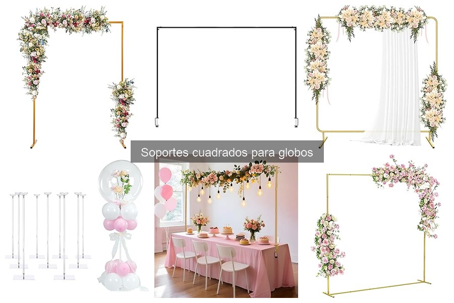 Cómo usar soportes cuadrados para globos en tus fiestas