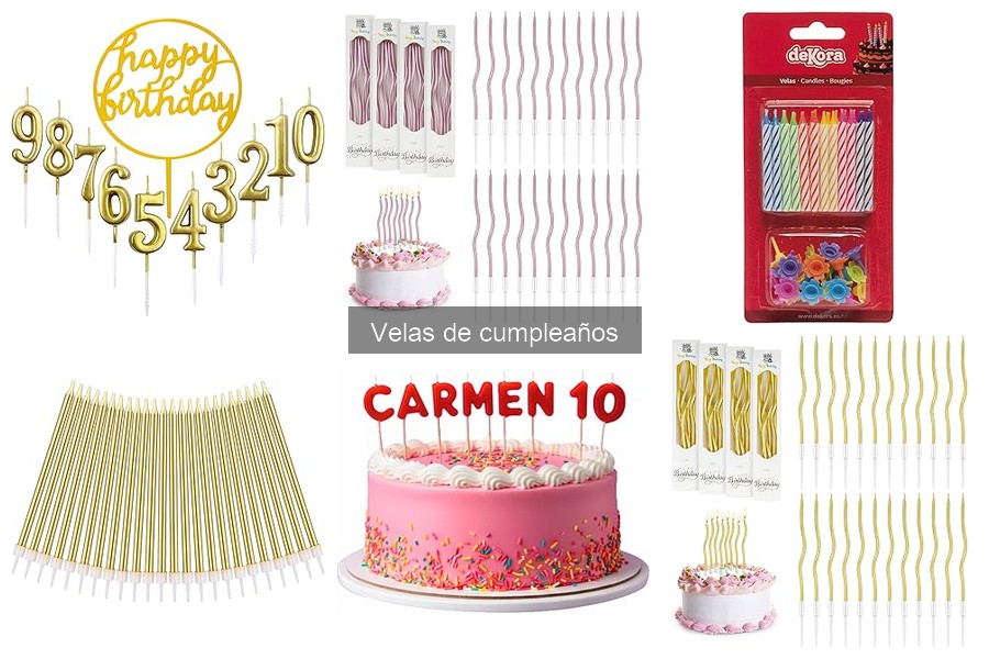 Cómo usar y colocar velas de cumpleaños de forma segura