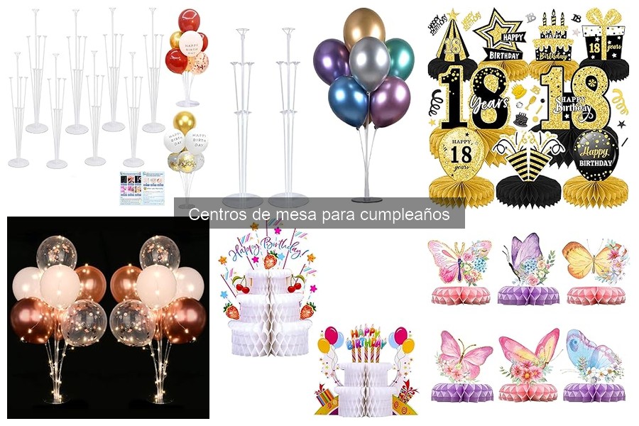 Comparativa: Centros de mesa caseros vs comprados para cumpleaños