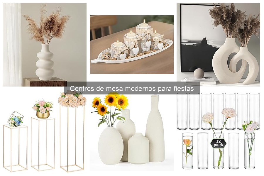 Comparativa: Centros de Mesa Modernos vs Tradicionales