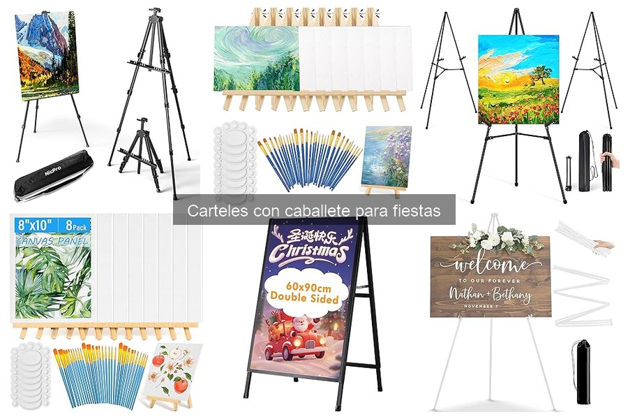 Comparativa de carteles con caballete: opiniones y reseñas