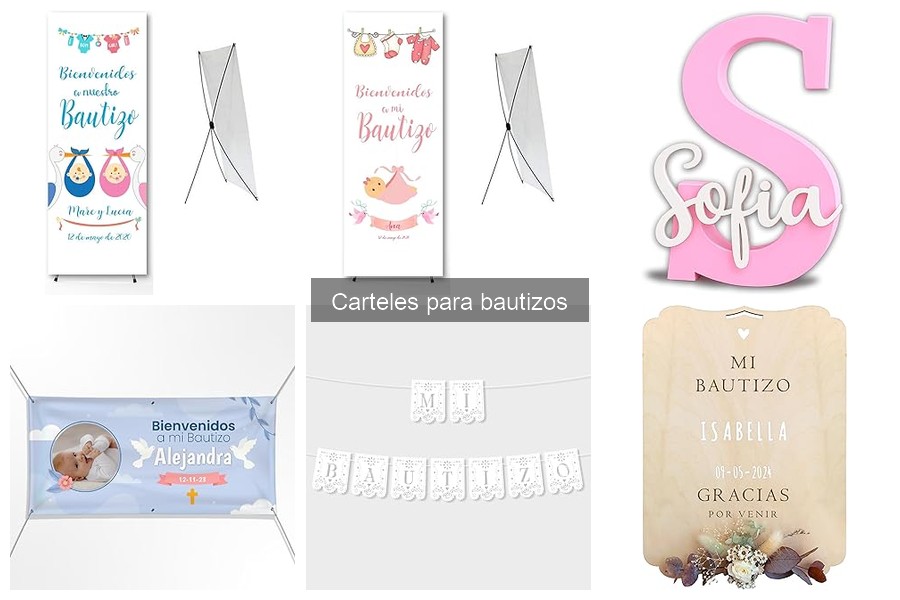 Comparativa de Carteles Digitales y Físicos para Bautizos