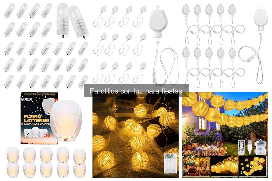 Comparativa de Farolillos con Luz: Mejores Marcas
