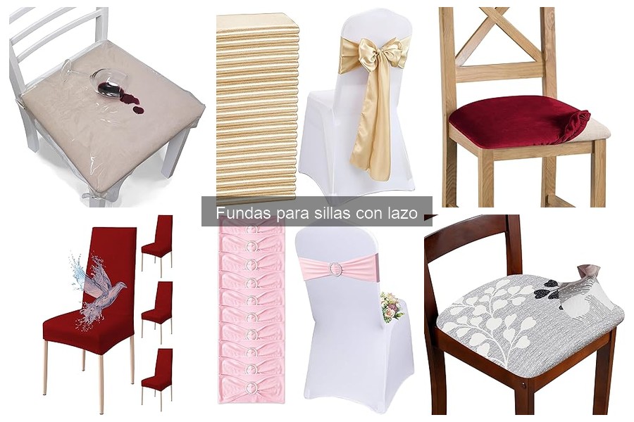 Comparativa de fundas para sillas con lazo de diferentes marcas