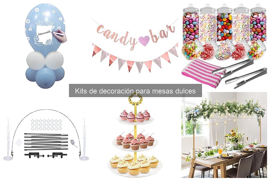 Comparativa de Kits de Decoración para Mesas Dulces