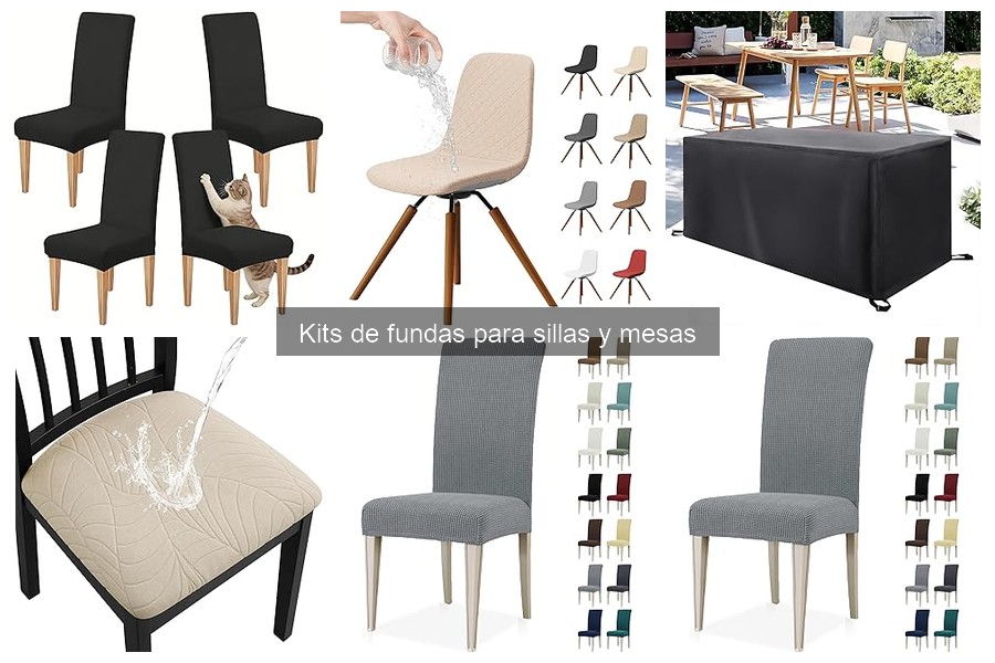Comparativa de Kits de Fundas para Sillas y Mesas: Opiniones