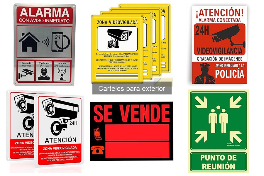 Comparativa de marcas de carteles para exterior