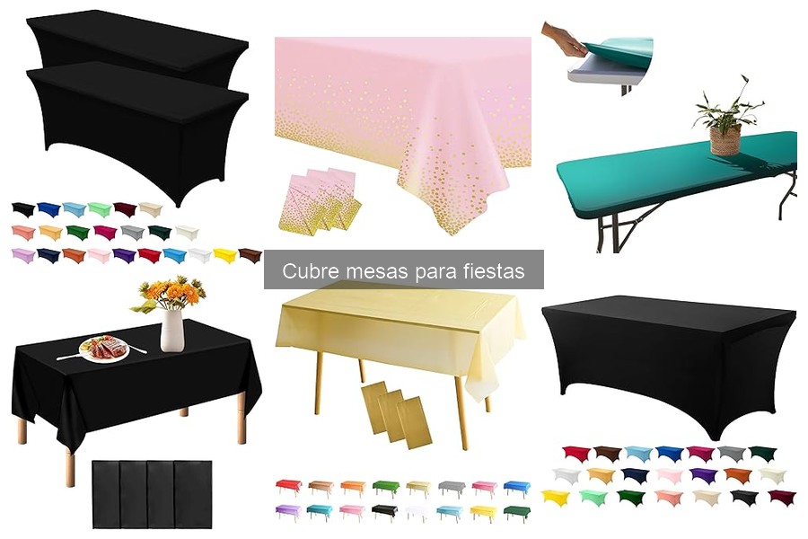 Comparativa de marcas de cubre mesas para fiestas