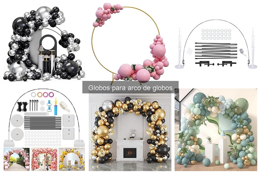 Comparativa de marcas de globos para arcos: calidad y precio
