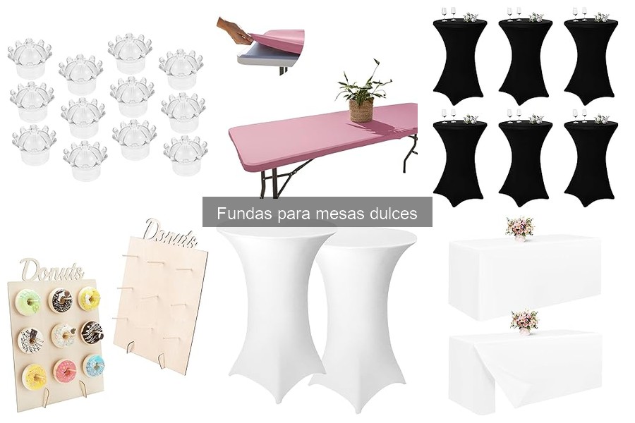 Comparativa de materiales en fundas para mesas dulces