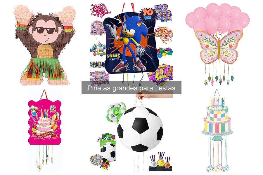 Comparativa de Piñatas Grandes: Marcas y Modelos Destacados