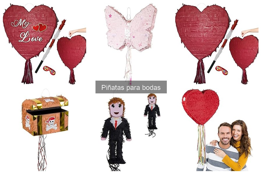 Comparativa de piñatas para bodas: mejores opciones 2023