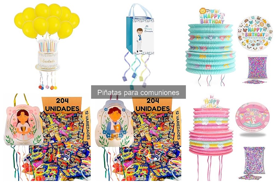 Comparativa de Piñatas para Comuniones: Mejores Opciones 2023