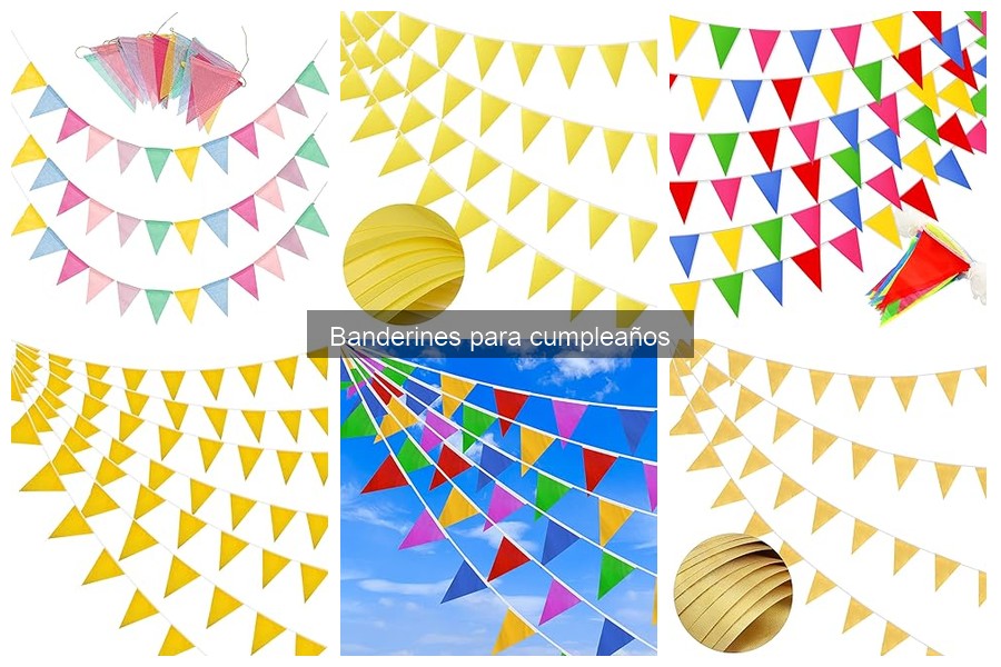 Comparativa de precios de banderines para cumpleaños