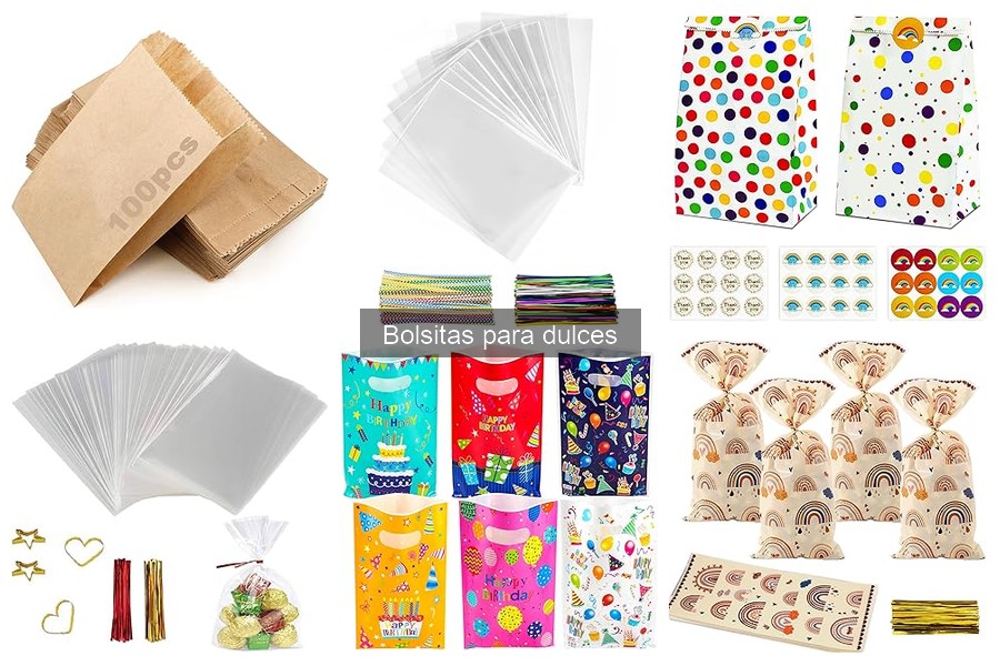 Comparativa de precios de bolsitas para dulces en Amazon