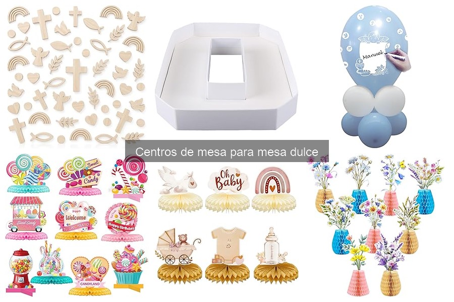 Comparativa de precios de centros de mesa para mesa dulce