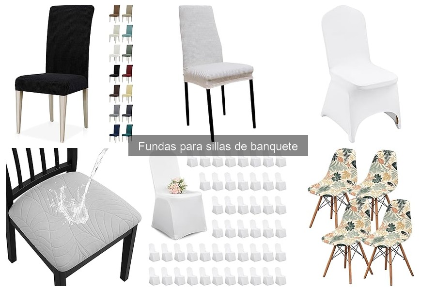 Comparativa de precios de fundas para sillas de banquete