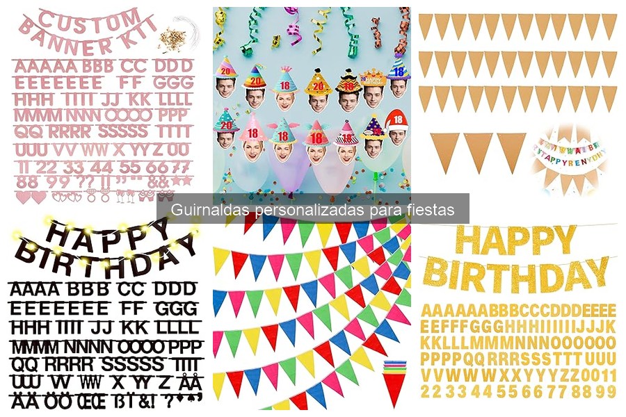 Comparativa de Precios de Guirnaldas Personalizadas para Fiestas