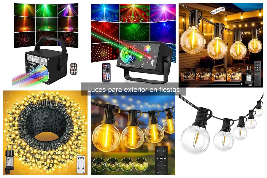 Comparativa de precios de luces para fiesta en Amazon