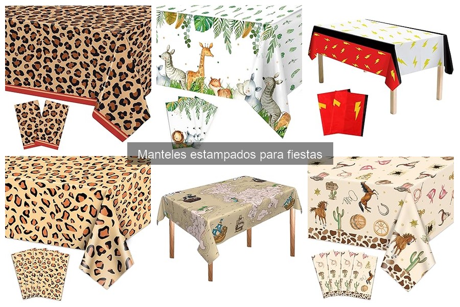 Comparativa de precios de manteles estampados en Amazon