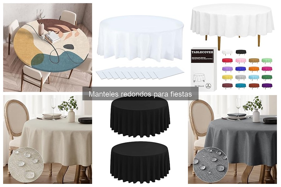 Comparativa de precios de manteles redondos en Amazon