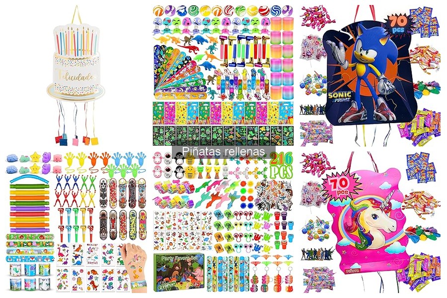 Comparativa de precios de piñatas rellenas para fiestas