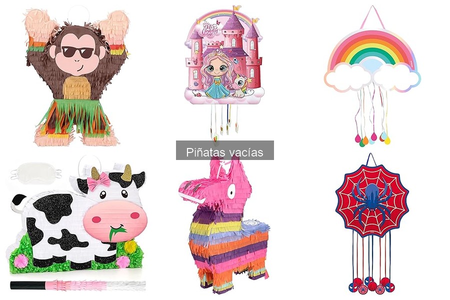 Comparativa de precios de piñatas vacías en tiendas online