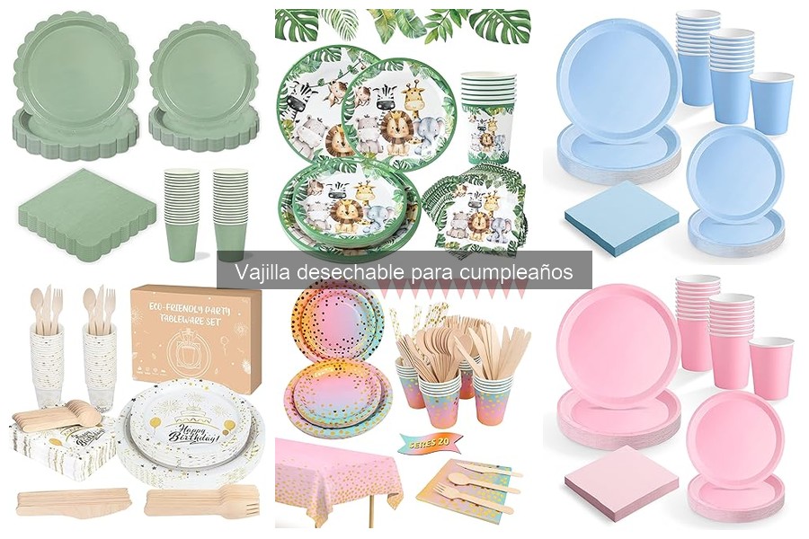 Comparativa de Precios en Vajilla Desechable para Cumpleaños
