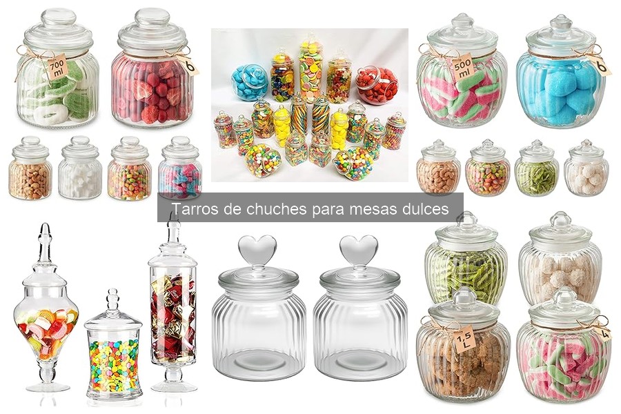 Comparativa de tarros de chuches: marcas y precios