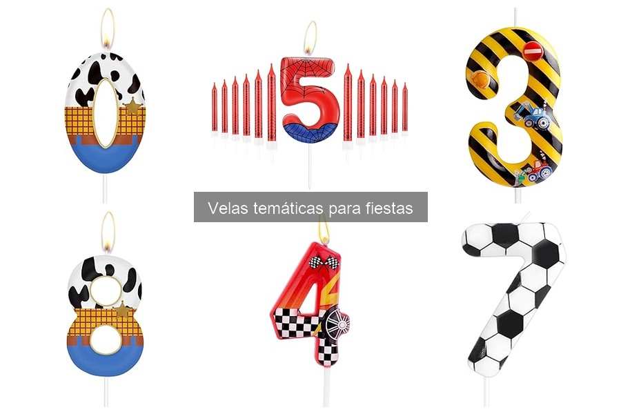 Comparativa de Velas Temáticas para Fiestas: Mejores Marcas