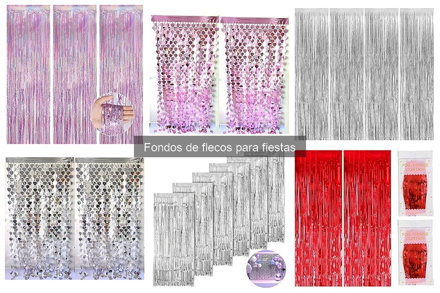 Comparativa: Fondos de Flecos vs. Cortinas para Fiestas