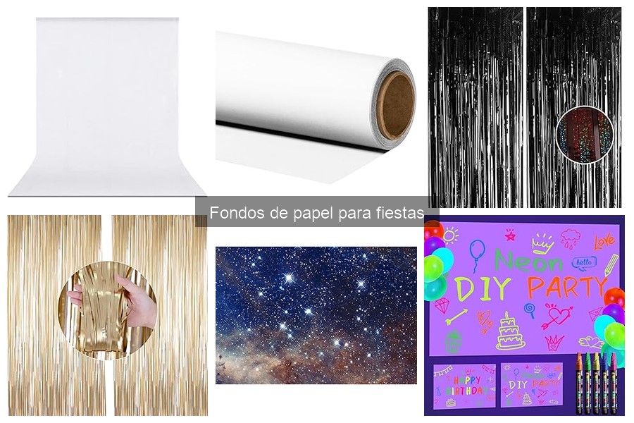 Comparativa: Fondos de papel vs. otras decoraciones para fiestas