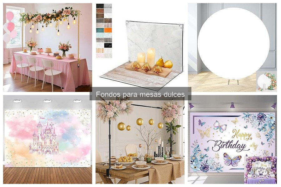 Comparativa: Fondos de Papel vs. Vinilo para Mesas Dulces