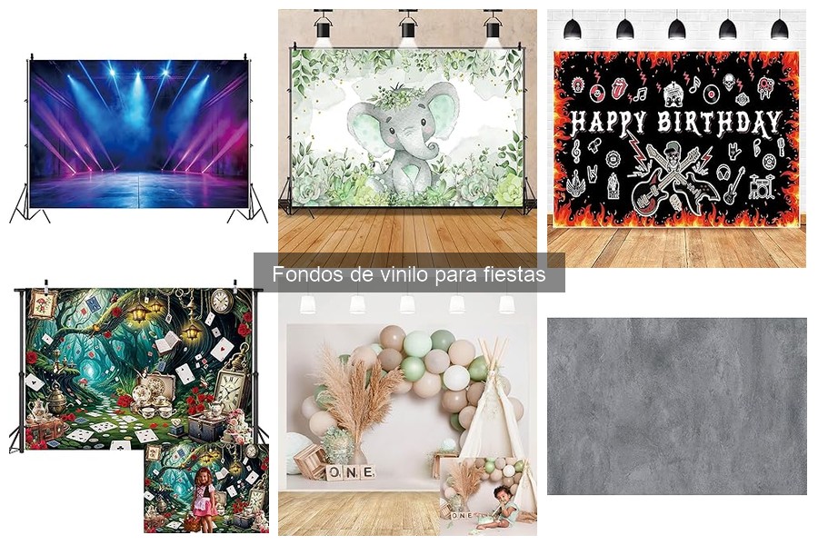 Comparativa: Fondos de Vinilo vs Otros Tipos para Eventos