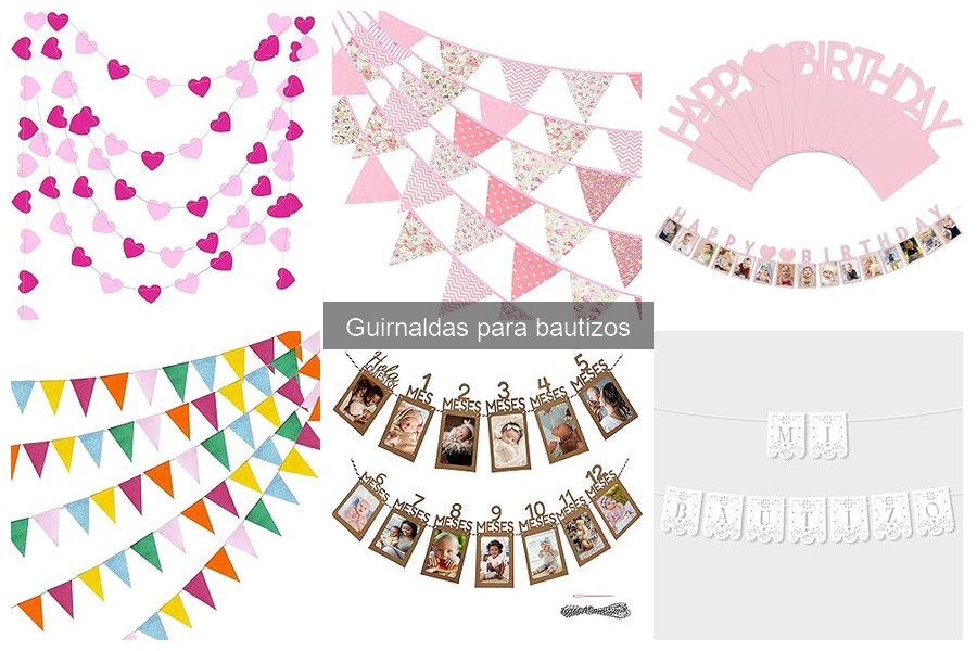 Comparativa: Guirnaldas de Papel vs. Tela para Bautizos