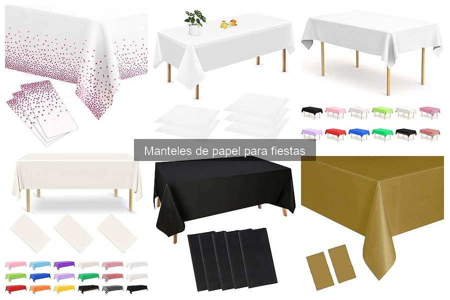 Comparativa: Manteles de papel desechables vs reutilizables