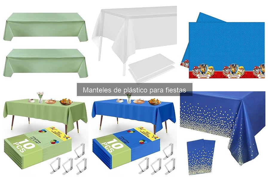Comparativa: Manteles de Plástico Desechables vs Reutilizables